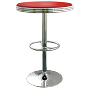 Amerihome Retro Soda Shop Table, Red SFTABLER